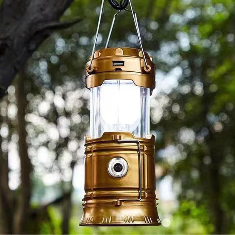 ⛺☀️ Lámpara de Camping Solar Retráctil – Se Estira para Más Luz, Carga con Sol y Batería de Larga Duración para Noches al Aire Libre ✨🔋