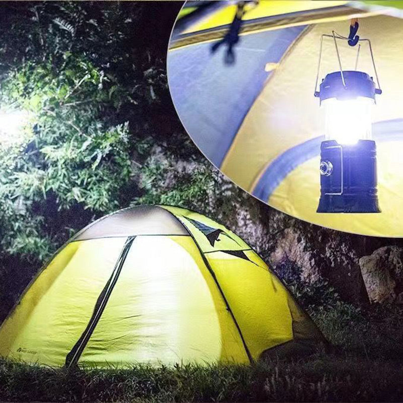 ⛺☀️ Lámpara de Camping Solar Retráctil – Se Estira para Más Luz, Carga con Sol y Batería de Larga Duración para Noches al Aire Libre ✨🔋