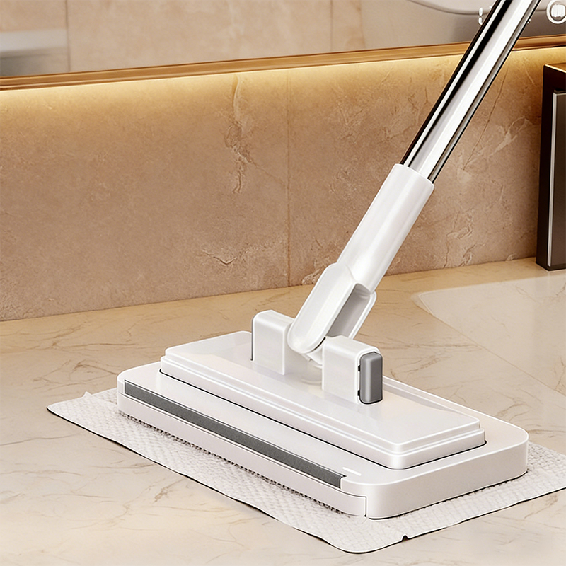 🧹 ¡50% DE DESCUENTO AHORA! ✨ Mopa Plana Telescópica – Mango largo, bloqueo de dientes de tiburón y limpieza profunda – Perfecta para techos, armarios y paredes 🏠