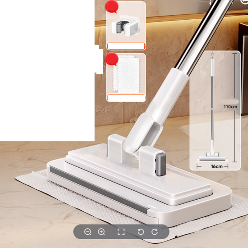 🧹 ¡50% DE DESCUENTO AHORA! ✨ Mopa Plana Telescópica – Mango largo, bloqueo de dientes de tiburón y limpieza profunda – Perfecta para techos, armarios y paredes 🏠