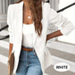Chaqueta elegante de solapas suaves y sólidas