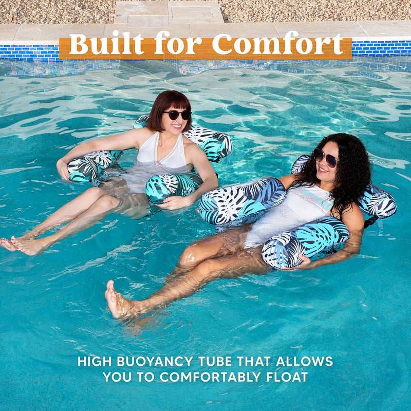 🏖️💺 Silla flotante inflable – Cómoda, estable, ideal para relajarte en el agua 🏊🌊
