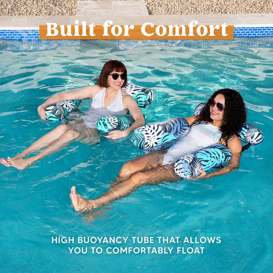 🏖️💺 Silla flotante inflable – Cómoda, estable, ideal para relajarte en el agua 🏊🌊