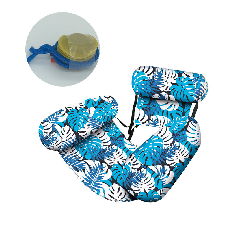 🏖️💺 Silla flotante inflable – Cómoda, estable, ideal para relajarte en el agua 🏊🌊