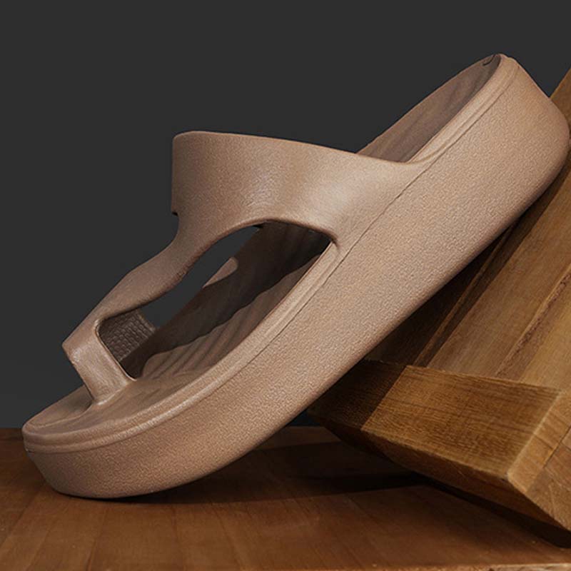 Trendy Toe-Loop Platform Sandals – Lightweight & All-Match for Daily Wear