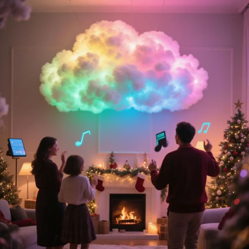 ☁️ 50% OFF NOW! ⚡ DIY Thundercloud LED Light Decor – USB-powered, cozy glow & easy assembly – Perfect for bedrooms & whimsical spaces 🌙