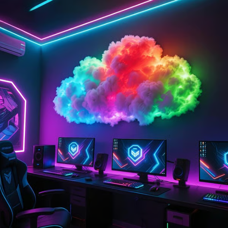 ☁️ 50% OFF NOW! ⚡ DIY Thundercloud LED Light Decor – USB-powered, cozy glow & easy assembly – Perfect for bedrooms & whimsical spaces 🌙