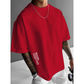 Playera de Manga Corta para Hombre con Ajuste Holgado y Estilo Urbano