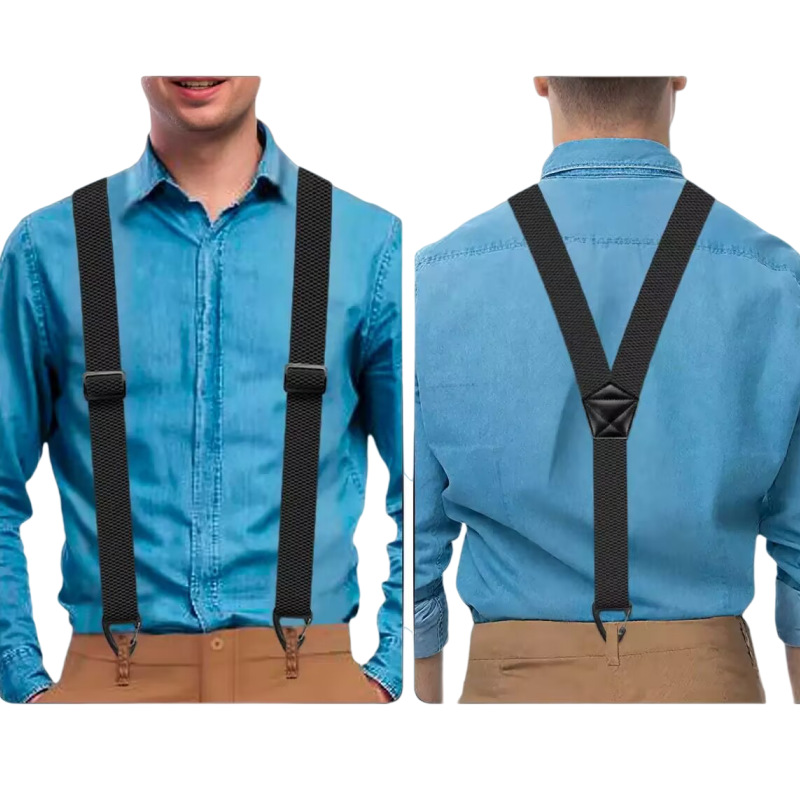 📢📢 ¡50 % DE DESCUENTO! ⏰ Tirantes de espalda en X para hombre con ganchos