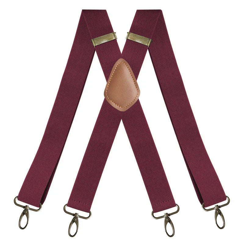 📢📢 -50 % !! ⏰ Tirantes para hombre con clip, espalda en X