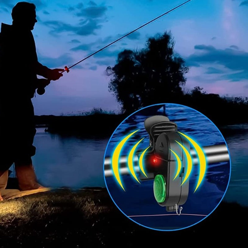 🔥¡Último Día 50% OFF! -🎣 Alarma de Pesca con Sonido y Luz LED