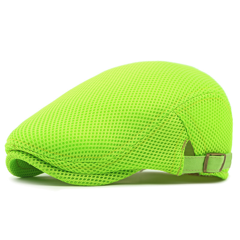 🧢 ¡OFERTA RELÁMPAGO 50% DE DESCUENTO AHORA! 🌿 Gorra Plana Transpirable de Malla – Correa Ajustable, Banda de Sudor, Estilo Clásico Ivy y Poliéster Ligero ✨