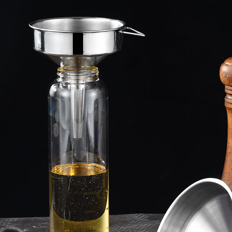 ⏰🔥 ¡50% DE DESCUENTO POR TIEMPO LIMITADO! 🍳✨ Embudo de Cocina de Acero Inoxidable – Práctico, Durable y Fácil de Usar 🥄💖