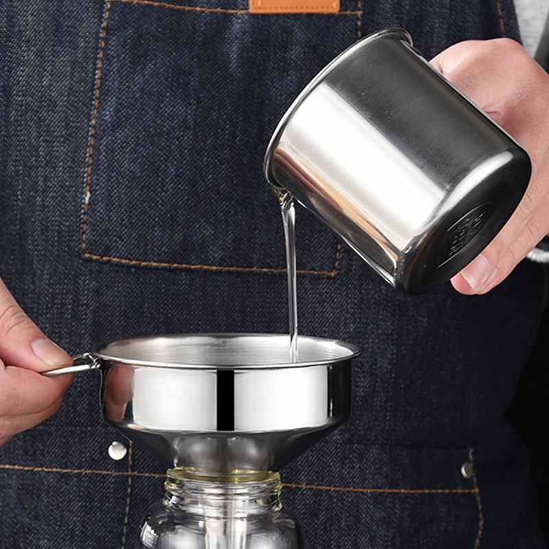 ⏰🔥 ¡50% DE DESCUENTO POR TIEMPO LIMITADO! 🍳✨ Embudo de Cocina de Acero Inoxidable – Práctico, Durable y Fácil de Usar 🥄💖