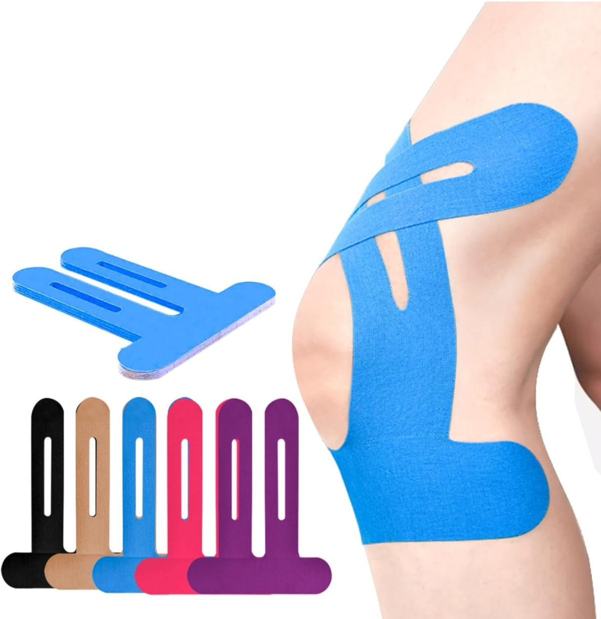 ✨️50% DE DESCUENTO - Cinta Kinesiológica Precortada para Rodillas