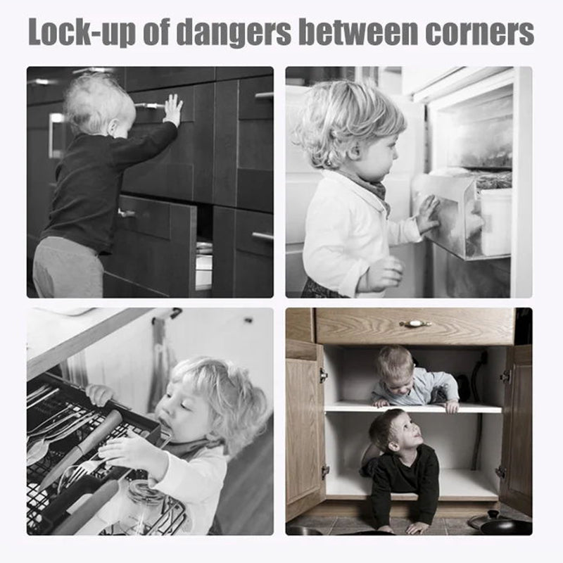 🔒 ¡50% DE DESCUENTO POR TIEMPO LIMITADO! ✨ Cierres de seguridad para refrigerador a prueba de niños — Adhesivo fuerte, fácil de instalar