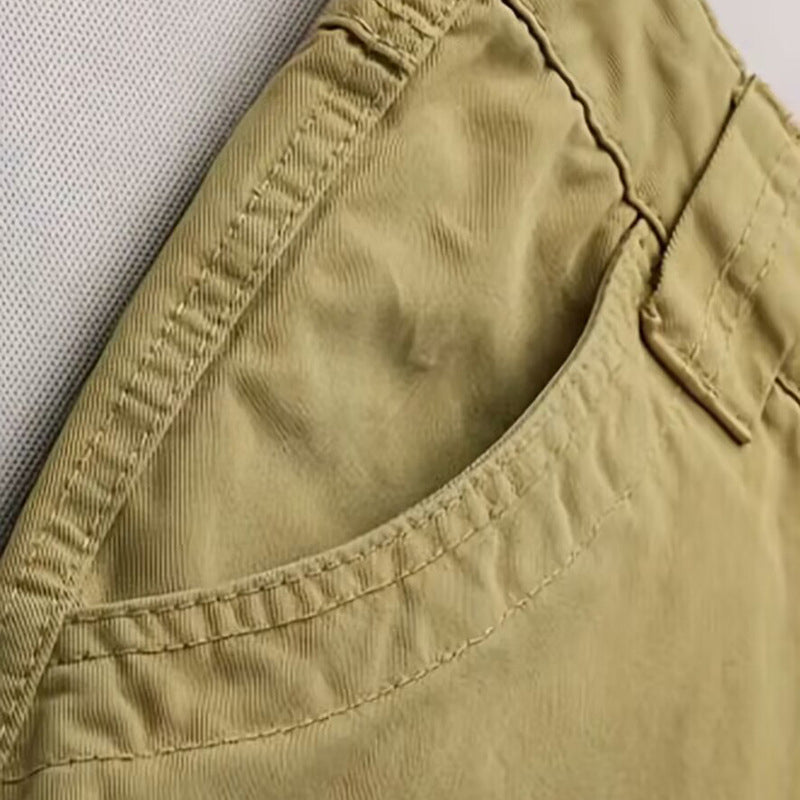 Pantalón Cargo para Hombre Multibolsillos Estilo Clásico