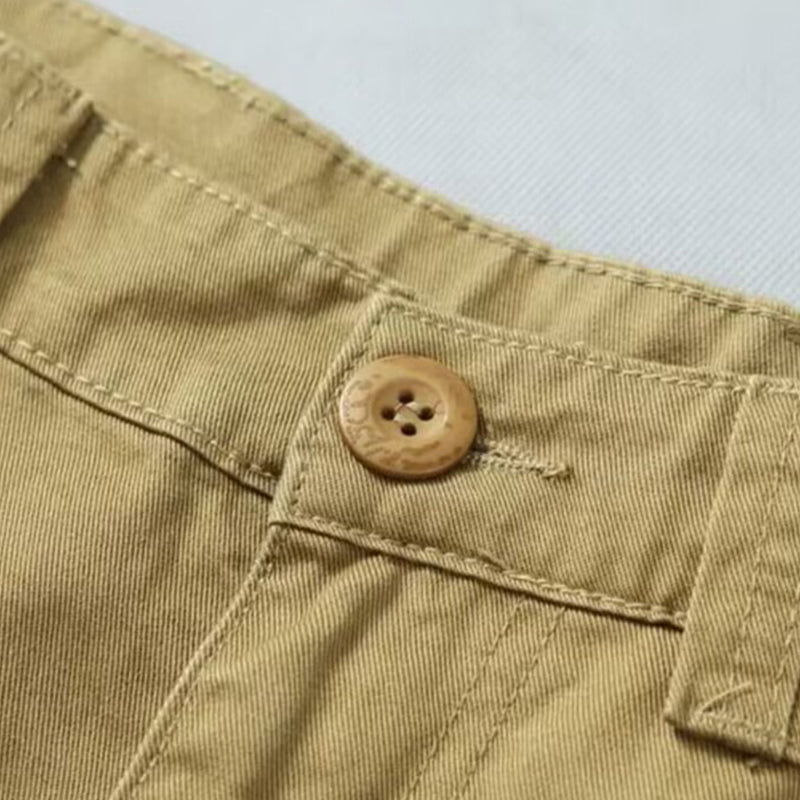 Pantalón Cargo para Hombre Multibolsillos Estilo Clásico