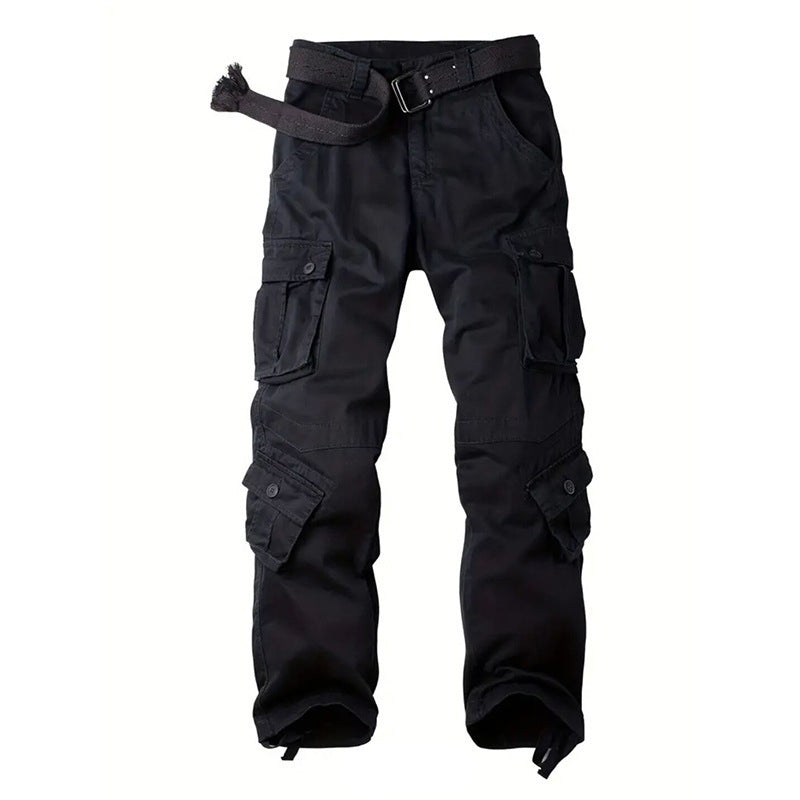 Pantalón Cargo para Hombre Multibolsillos Estilo Clásico