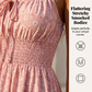 Vestido de tirantes finos con tirantes finos con atadura delantera