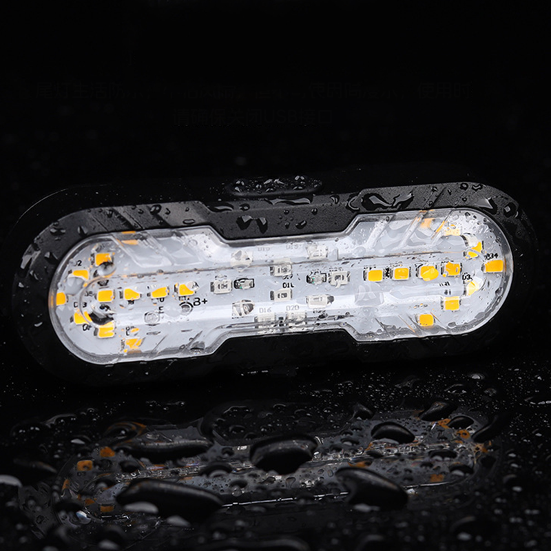 🎉 Oferta 2026 — ¡Más de 21,000 vendidos! 🚲 Luz trasera inteligente para bicicleta con control remoto inalámbrico, recargable por USB, lámpara de señal de giro 💡