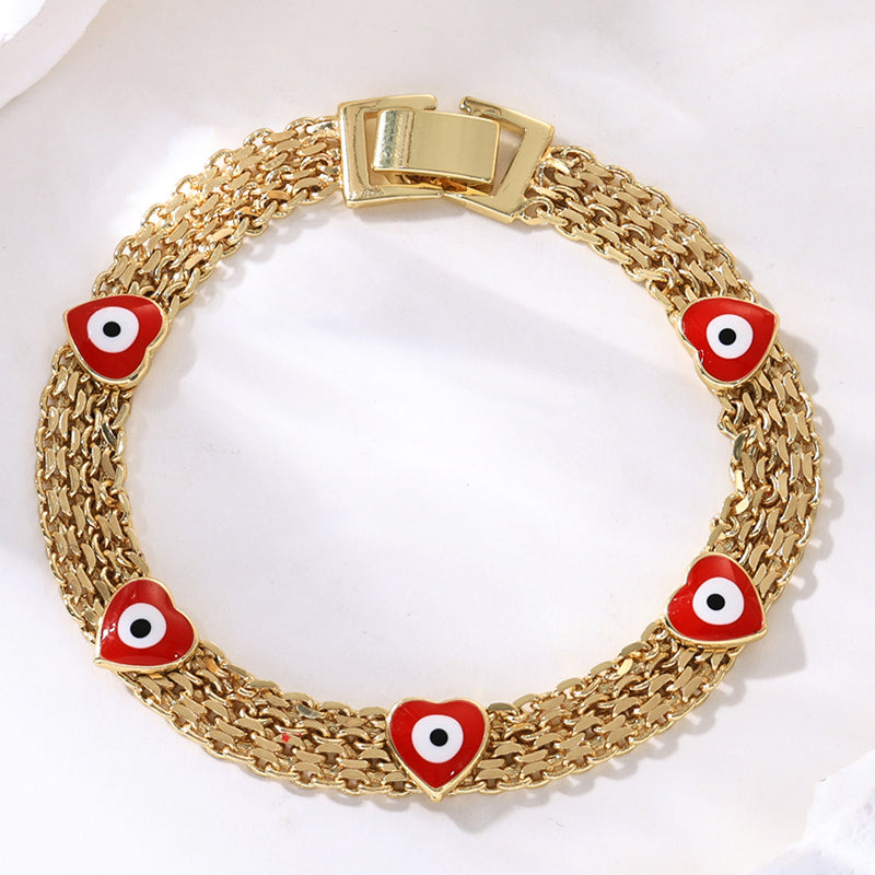 📿 ¡OFERTA POR TIEMPO LIMITADO 50% DE DESCUENTO! 🌀 Pulsera Boho de Ojo Turco y Elefante de la Suerte – Colgantes Simbólicos, Ajuste Ajustable, Acabado Dorado y 7 Estilos ✨