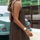 👗 ¡OFERTA POR TIEMPO LIMITADO 50% DE DESCUENTO! 🫦 Vestido Mini sin Espalda de Tirantes Finos – 6 Colores, Fluido, Veraniego ✨