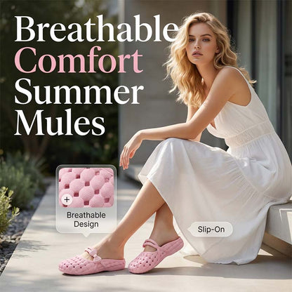 🎉 Oferta 2026 — Más de 33.000 unidades vendidas 💞 Mules cerrados sin cordones para mujer – Calzado informal 🌸