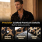 🐆 ¡OFERTA POR TIEMPO LIMITADO 50% DE DESCUENTO! 👔 Camisa Corta de Leopardo para Hombre – Estampado Degradado, Poliéster Ligero ✨