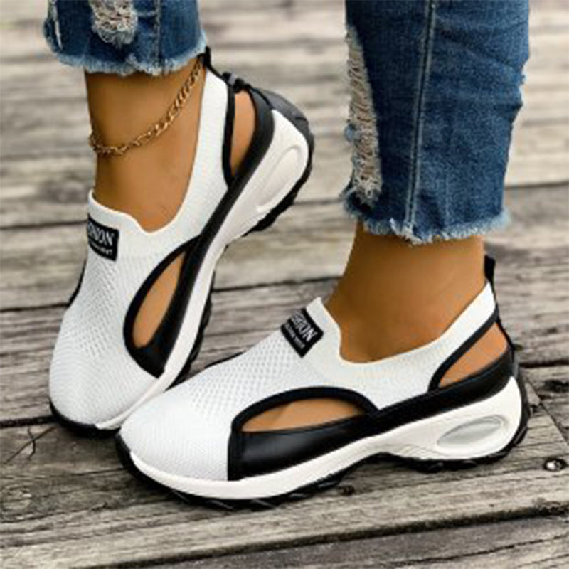 Zapatos Slip-On Transpirables para Mujer con Diseño Calado
