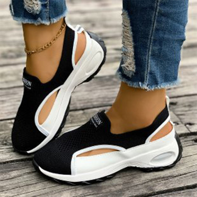 Zapatos Slip-On Transpirables para Mujer con Diseño Calado