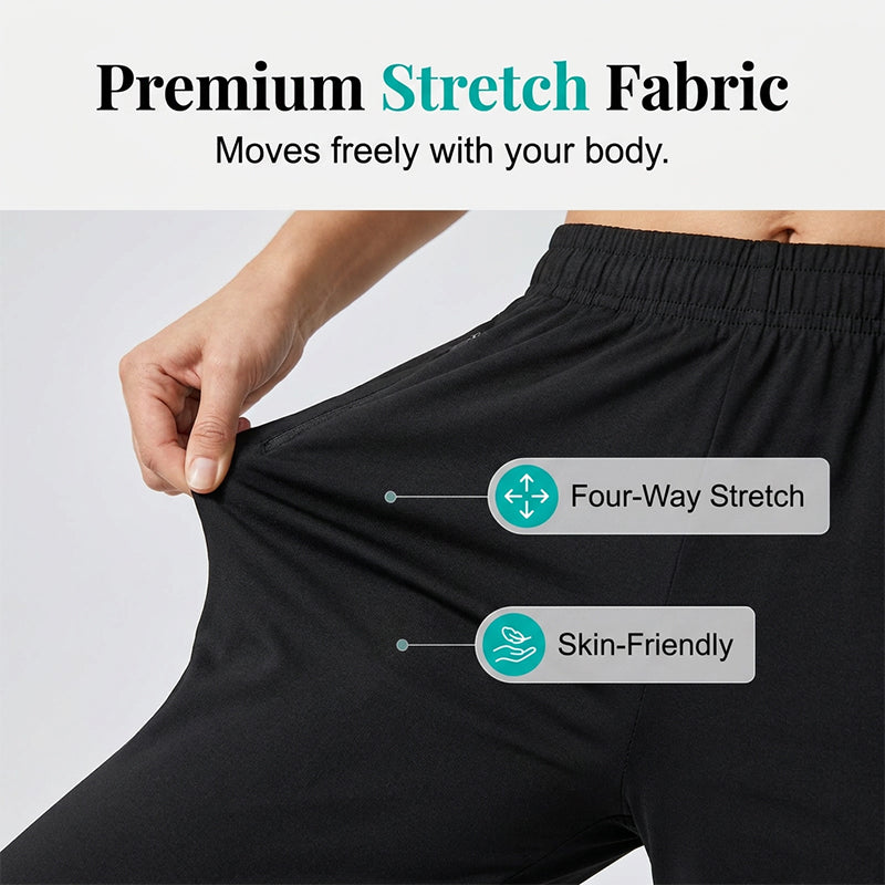 ⏰ Pantalones capri elásticos de secado rápido para mujer