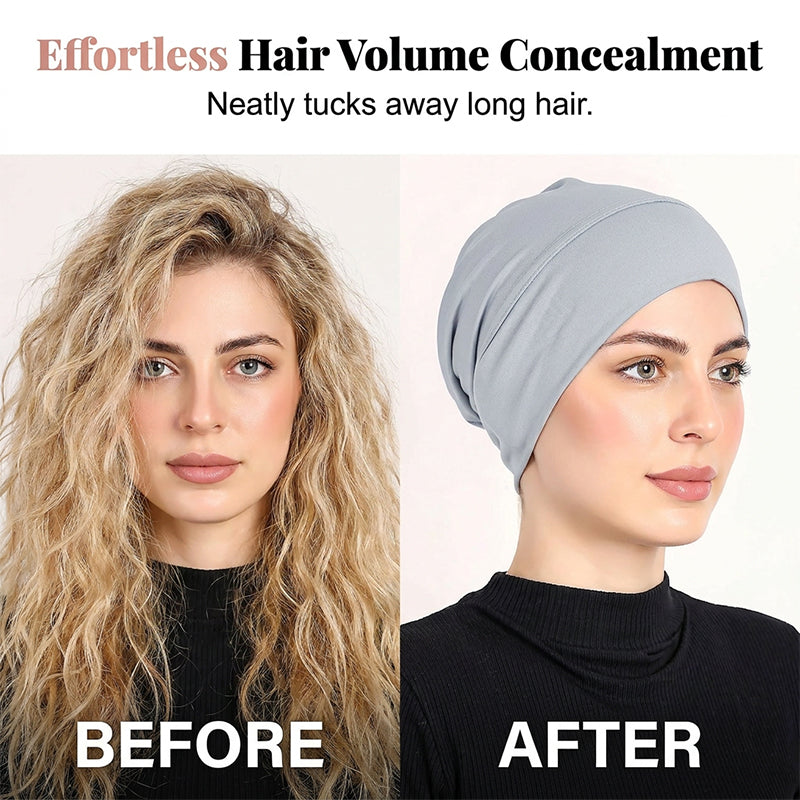 Gorro Turbante Elástico para Mujer, Suave y Cómodo