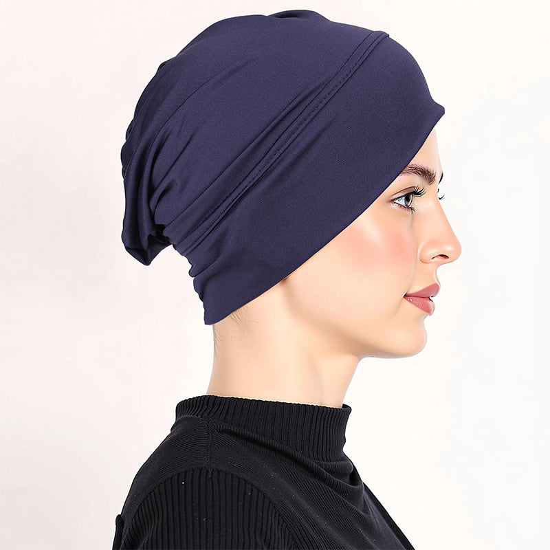 Gorro Turbante Elástico para Mujer, Suave y Cómodo