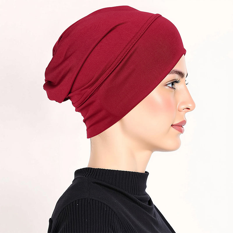 Gorro Turbante Elástico para Mujer, Suave y Cómodo