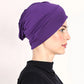 Gorro Turbante Elástico para Mujer, Suave y Cómodo