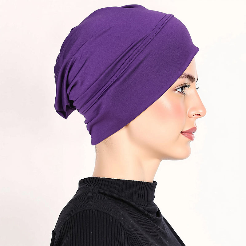 Gorro Turbante Elástico para Mujer, Suave y Cómodo