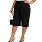 👖Pantalones capri de cintura elástica, casuales y cómodos para mujer, recién llegados❣️