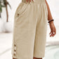 👖Pantalones capri de cintura elástica, casuales y cómodos para mujer, recién llegados❣️
