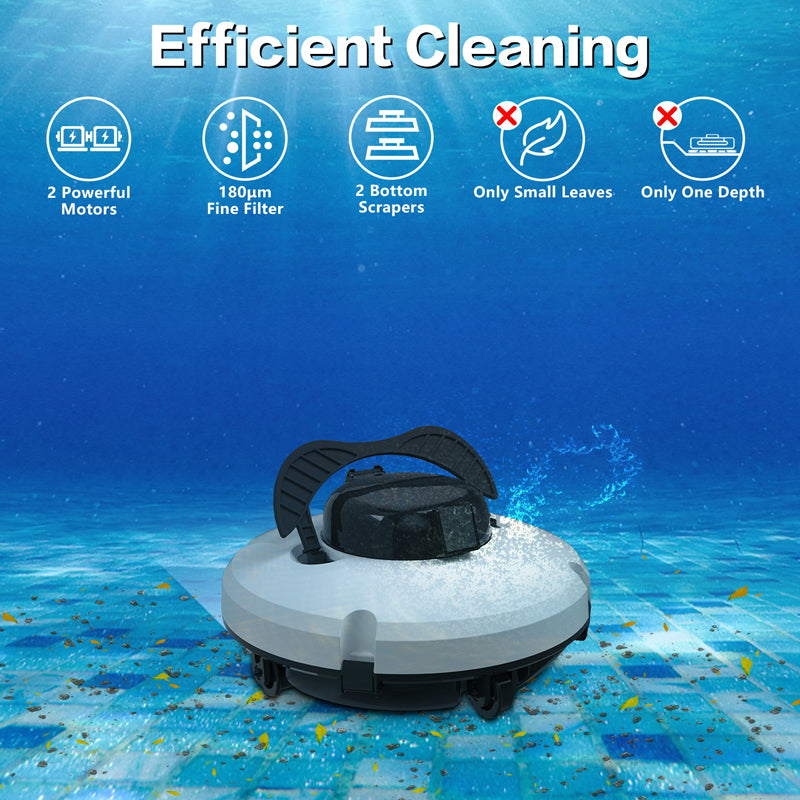 ⏰🔥¡57% DE DESCUENTO! 🤖 Robot limpiador de piscinas – inalámbrico, potente, inteligente y limpieza sin esfuerzo 🌊✨