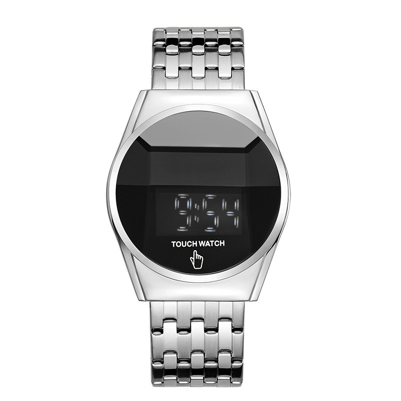 Reloj Digital Moderno con Pantalla Táctil LED para Hombre