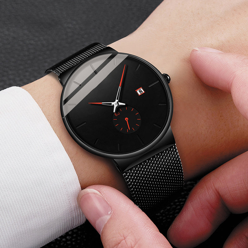 ⏳¡50% de descuento por tiempo limitado!⏰ Reloj de Cuarzo Minimalista e Impermeable para Hombre ⌚