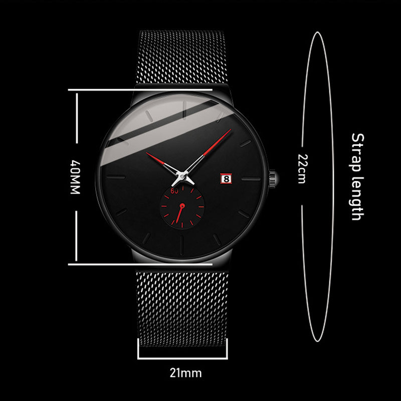 ⏳¡50% de descuento por tiempo limitado!⏰ Reloj de Cuarzo Minimalista e Impermeable para Hombre ⌚
