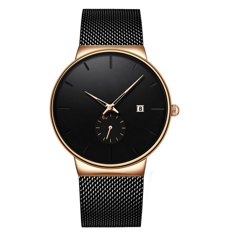 ⏳¡50% de descuento por tiempo limitado!⏰ Reloj de Cuarzo Minimalista e Impermeable para Hombre ⌚