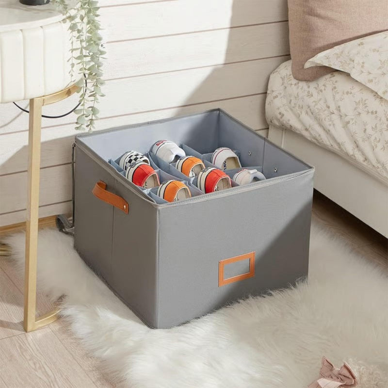 👟 ¡50% de descuento AHORA! 📦 Organizador plegable de zapatos para ahorrar espacio – Gran capacidad y tapa transparente – Caja de almacenamiento a prueba de polvo para zapatillas ✨