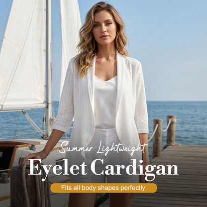 Mujeres de verano ligero ojo cardigan