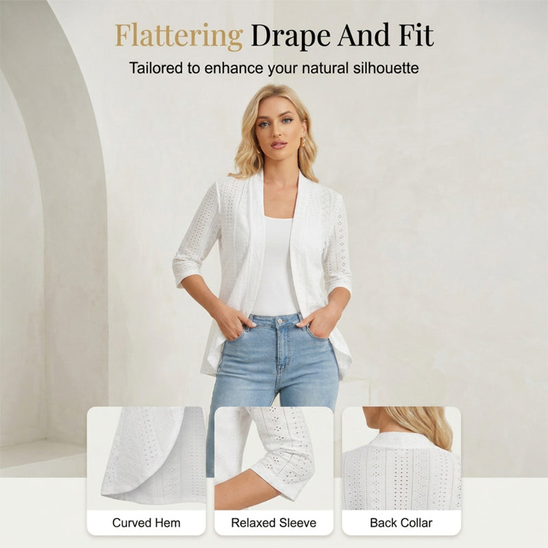 Mujeres de verano ligero ojo cardigan