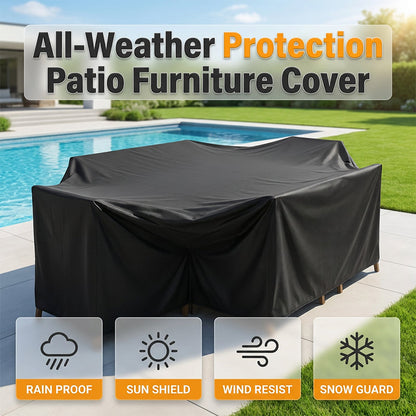 Funda impermeable de tela Oxford 210D para muebles de exterior