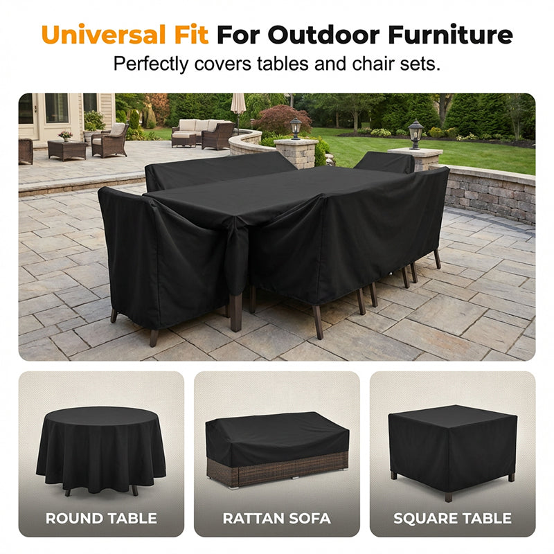Funda impermeable de tela Oxford 210D para muebles de exterior