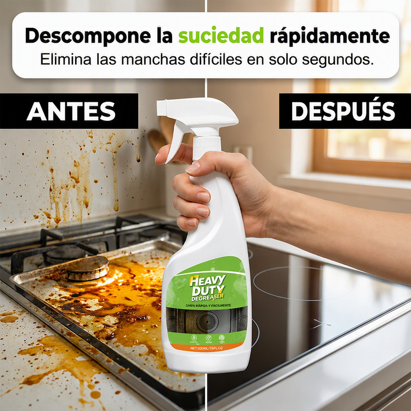 🔥50% DE DESCUENTO🧼Spray desengrasante de cocina de alta resistencia